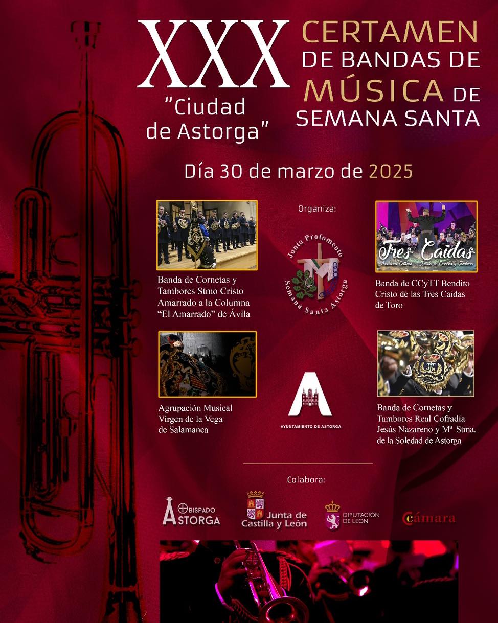 certamen de Bandas Semana Santa 2025 Astorga
